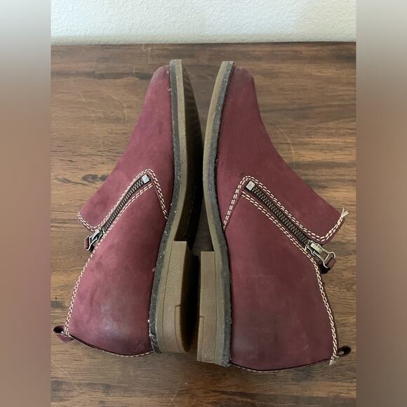 Hush Puppies Mazin Cayto boots in burgundy - Picture 6 of 14
